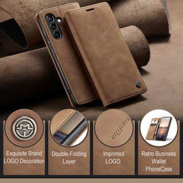CaseMe suojalaukku Galaxy A54 5G brown