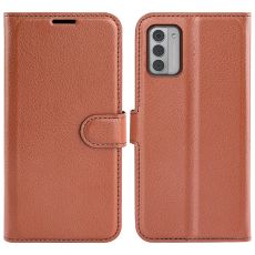 LN Flip Wallet Nokia G42 5G Brown