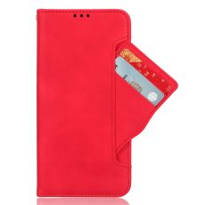 LN 5card flip wallet Moto G14 Red