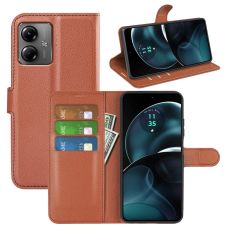 LN Flip Wallet Moto G14 Brown