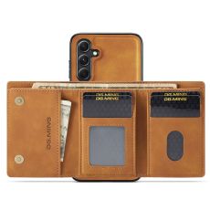 DG. MING suojakuori + lompakko Samsung Galaxy S23 FE Brown