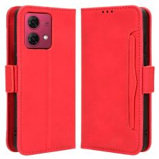 LN Flip Wallet 5card Moto G84 Red