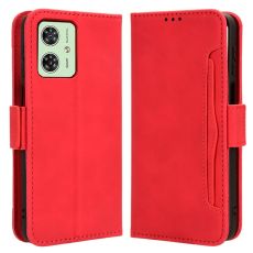 LN Flip Wallet 5card Moto G54 5G Red