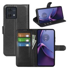 LN Flip Wallet Moto G84 5G Black