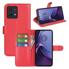 LN Flip Wallet Moto G84 5G Red