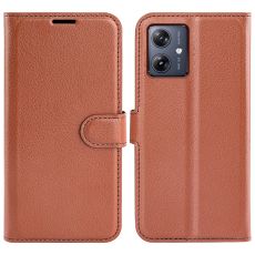 LN Flip Wallet Moto G54 5G Brown