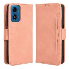 LN 5card Flip Wallet Motorola Moto G04 Pink