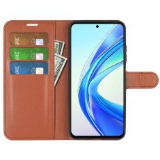 LN Flip Wallet Honor X7b / Honor 90 Smart Brown