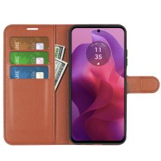 LN Flip Wallet Motorola Moto G04 Brown