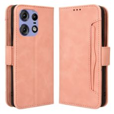 LN 5card Flip Wallet Motorola Edge 50 Pro Pink