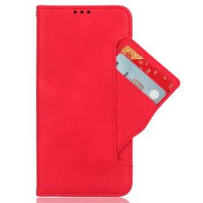 LN 5card Flip Wallet Motorola Edge 50 Pro Red