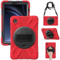 LN suojakuori+hihna Samsung Galaxy Tab A9 Red