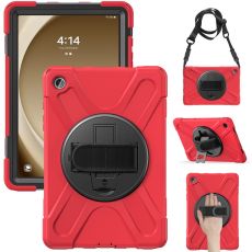 LN suojakuori+hihna Samsung Galaxy Tab A9+ Red
