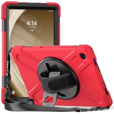 LN suojakuori+hihna Samsung Galaxy Tab A9+ Red