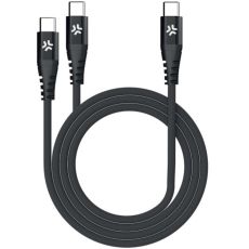 Celly USB-C to 2 USB-C -kaapeli 100W 1,3 m