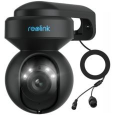 Reolink E1 Outdoor 5MP PTZ Auto Tracking AI WiFi kamera LED-kohdevaloilla black